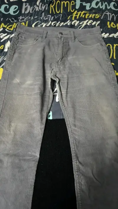 Pantalones Levi's 506 Gris Talla 32 - miniatura 1
