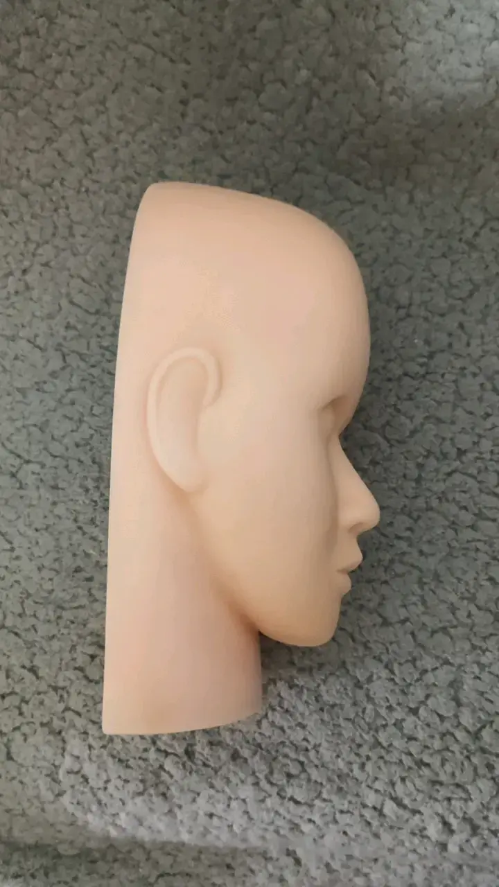 Cabeza de práctica para maquillaje y pestañas - 3