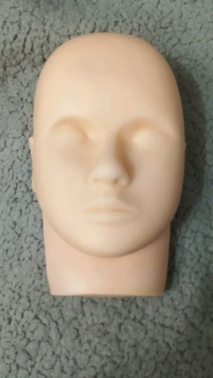 Cabeza de práctica para maquillaje y pestañas - 5