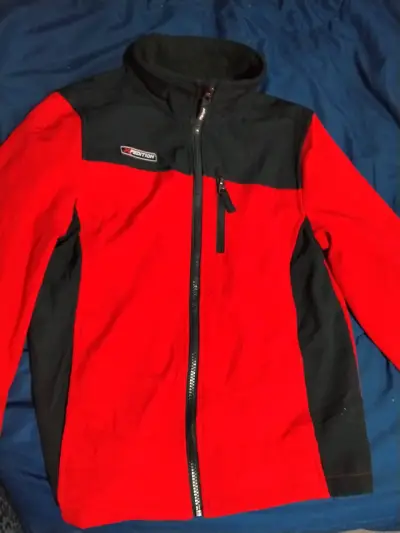 Chaqueta softshell roja y negra - miniatura 1