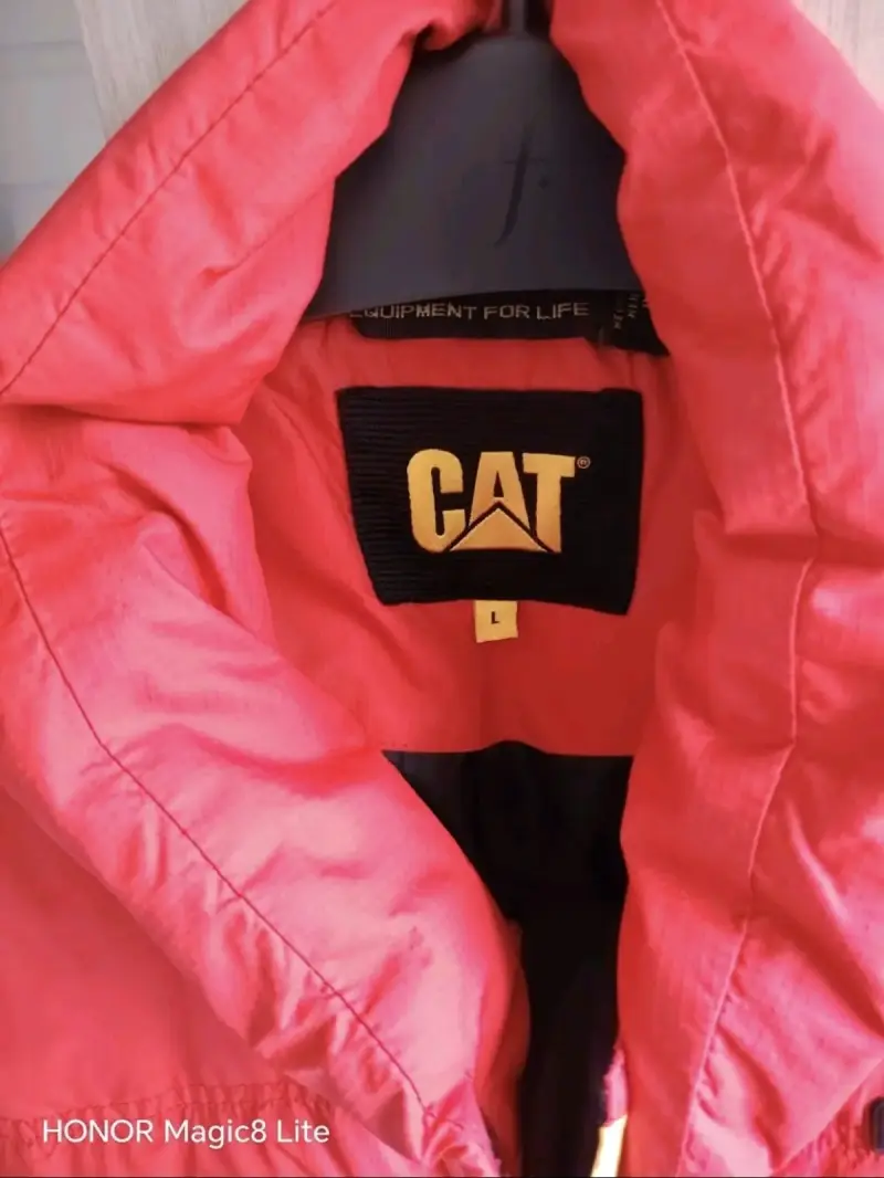 Chaleco acolchado rojo Caterpillar para hombre - 3
