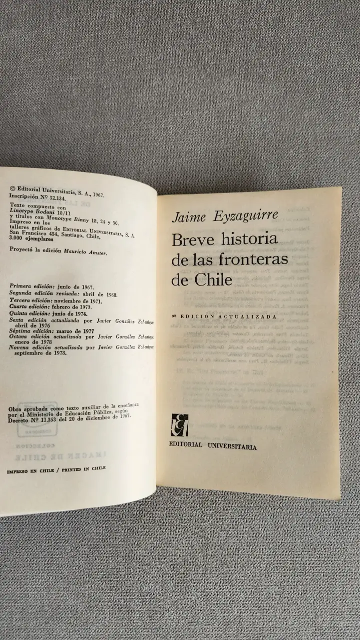 Libro Breve Historia de las Fronteras de Chile - 2