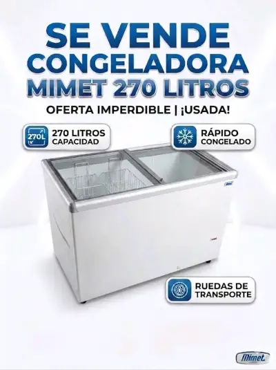 Congeladora Mimet 270 litros - miniatura 1