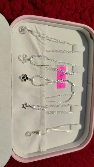 Collares y Pulseras de Plata con Dijes Variados - miniatura 4