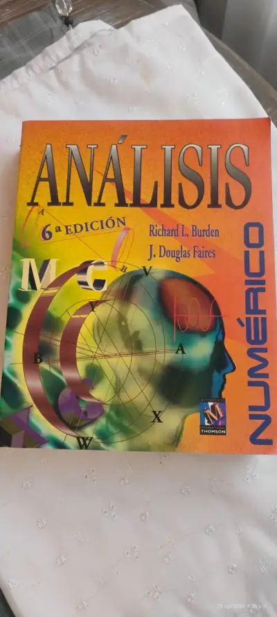 Libro Análisis Numérico 6ta Edición Burden y Faires - miniatura 1