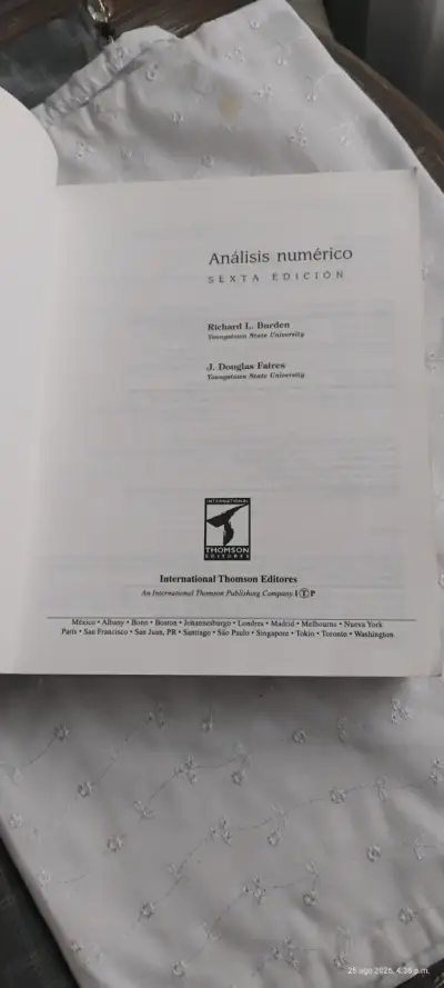 Libro Análisis Numérico 6ta Edición Burden y Faires - miniatura 4