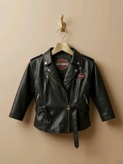 Chaqueta de cuero Harley-Davidson para niños - miniatura 1
