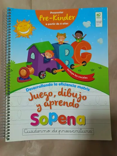 Cuaderno de preescritura Pre-Kinder Sopena - miniatura 1