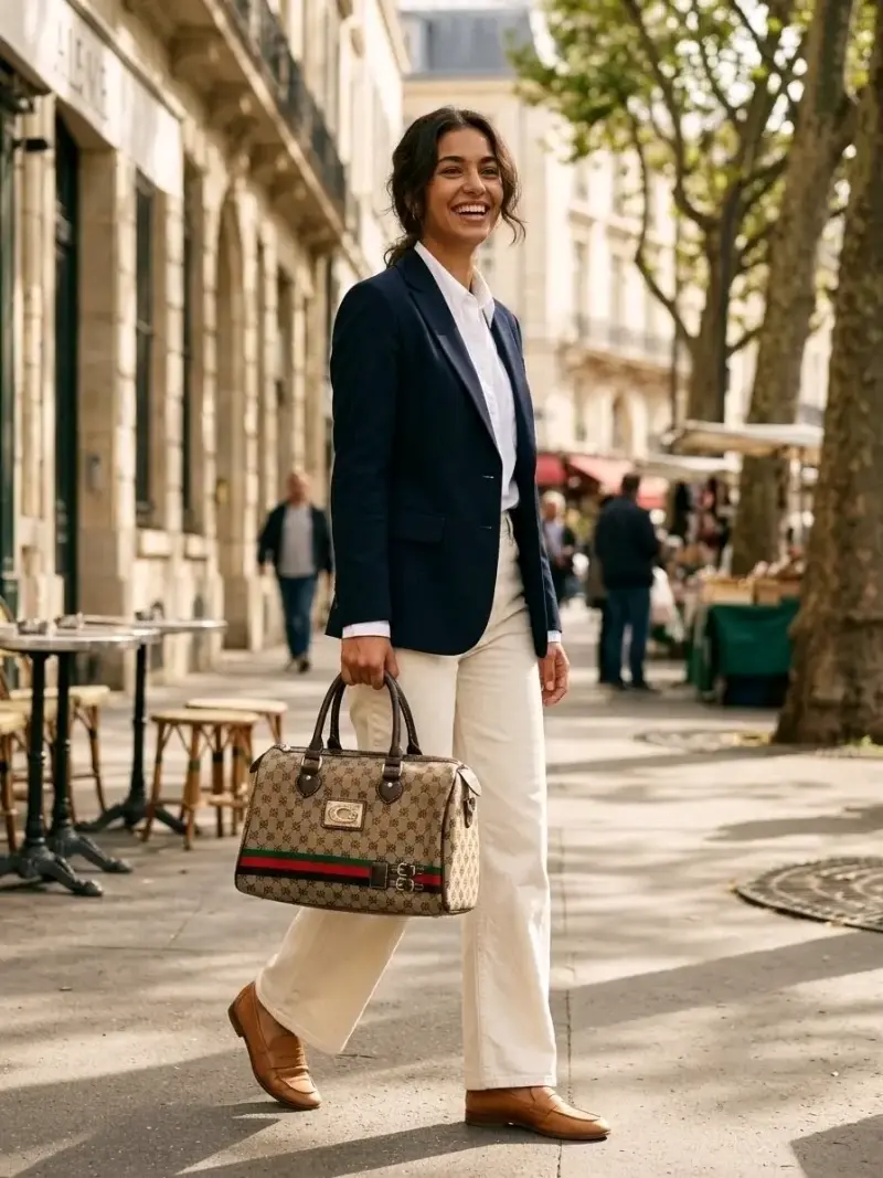 Bolso de mano elegante con diseño clásico - 2