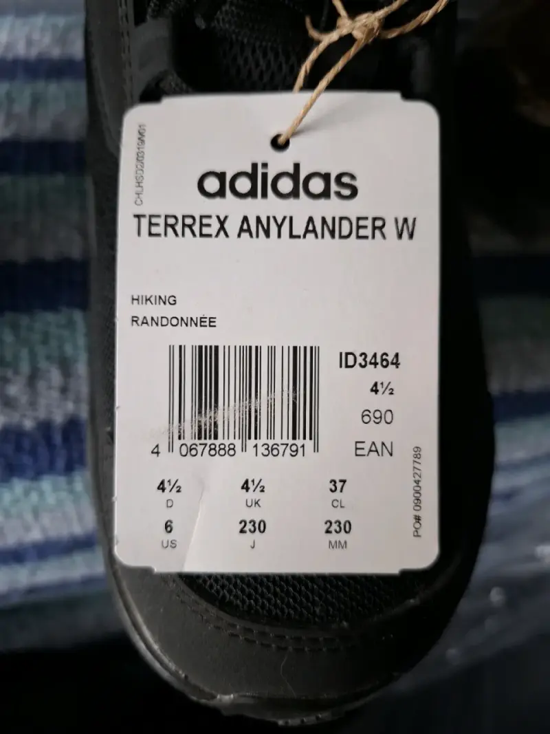 Zapatillas de senderismo Adidas Terrex Anylander W negras - 3