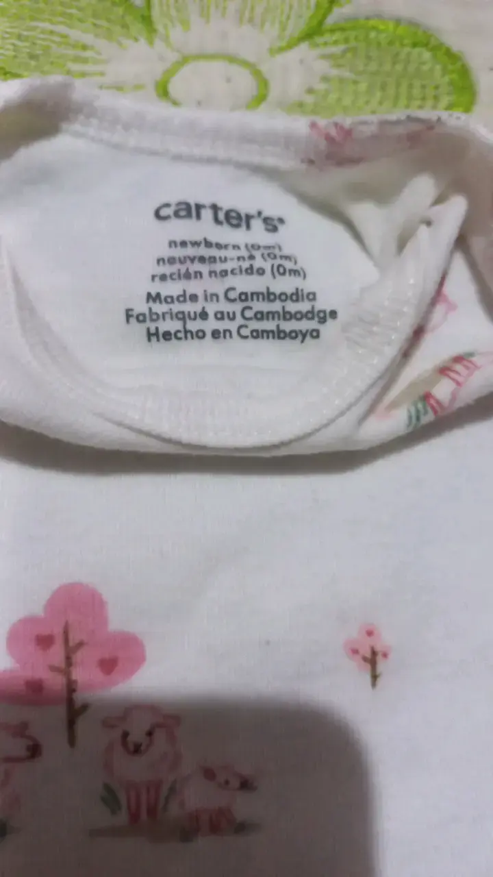 Body de bebé Carter's con estampado floral - 2