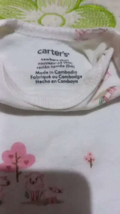 Body de bebé Carter's con estampado floral - miniatura 2