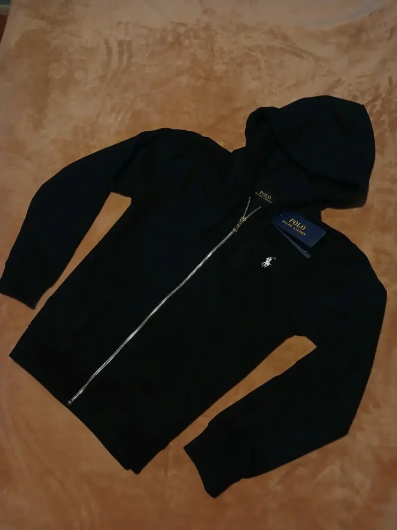 Polerón con capucha negro Polo Ralph Lauren - 1