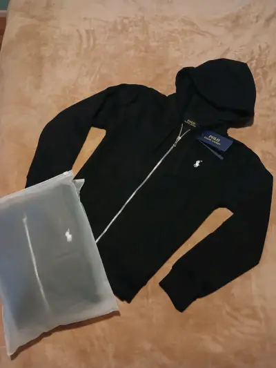 Polerón con capucha negro Polo Ralph Lauren - miniatura 2