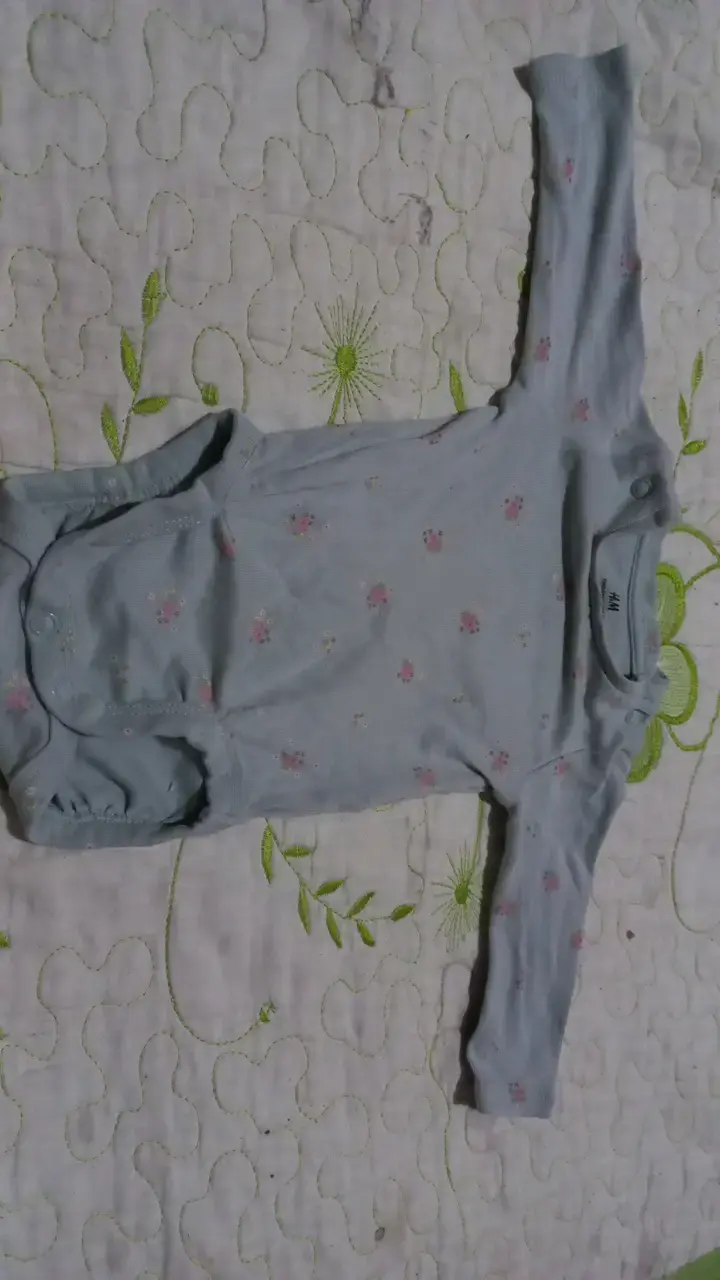 Body de bebé H&M algodón orgánico - 1