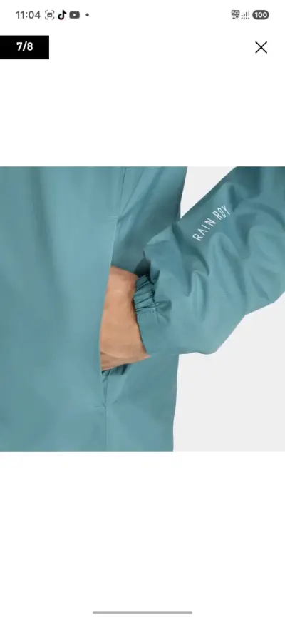 Chaqueta Impermeable Verde Terrex para Hombre - miniatura 2