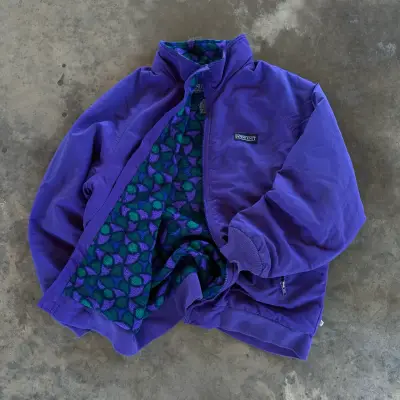 Chaqueta Morada con Forro Estampado Lands' End - miniatura 1