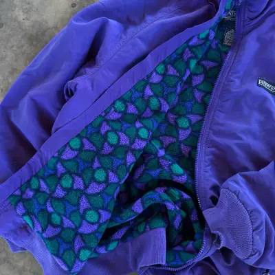 Chaqueta Morada con Forro Estampado Lands' End - miniatura 4