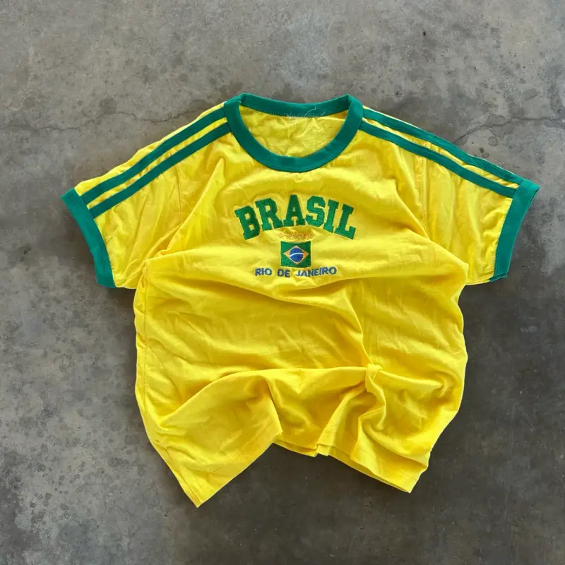 Polera baby tee Brasil Río de Janeiro - 1