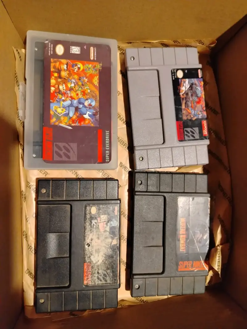 Cartuchos de juegos para Super Nintendo