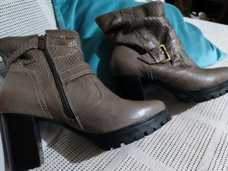 Zapatos de tacón alto azul oscuro elegantes - 4