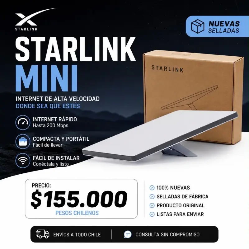 Starlink Mini Internet Rápido y Portátil - 1