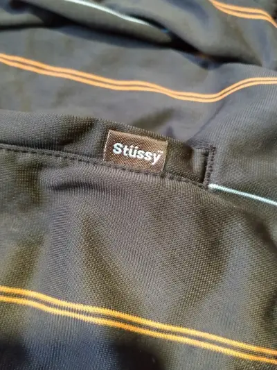 Chaqueta Stüssy original a rayas - miniatura 2