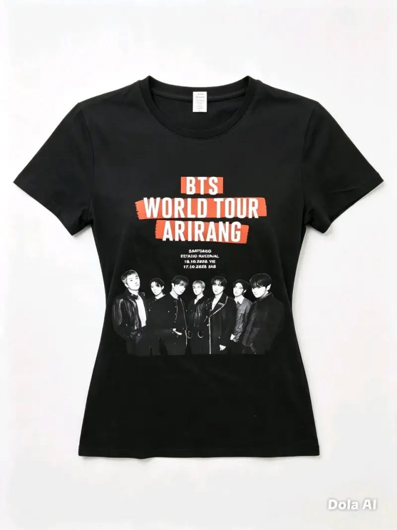 Polera Negra BTS World Tour Arirang - 1