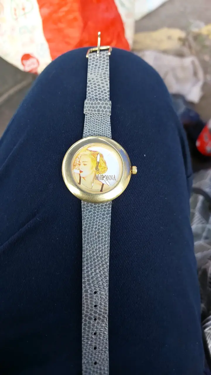 Reloj de pulsera vintage con imagen de Madonna - 2