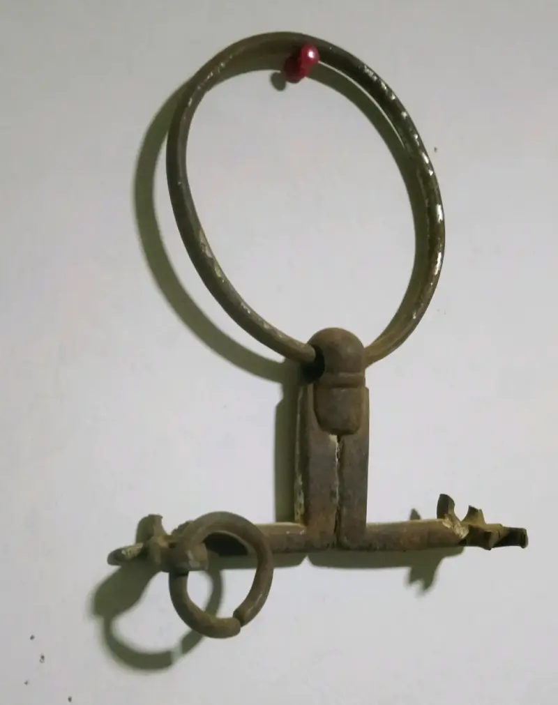 Freno de caballo hierro forjado hecho a mano 1880 - 1