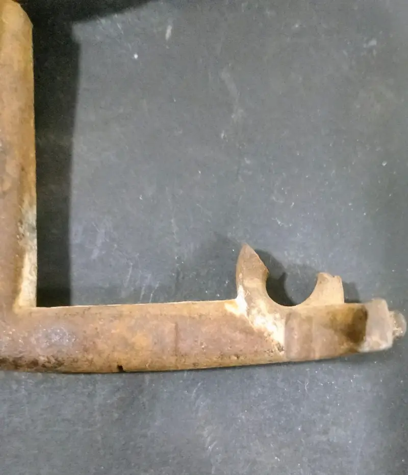 Freno de caballo hierro forjado hecho a mano 1880 - 4