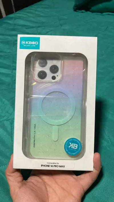 Funda transparente para iPhone 16 Pro Max KBOD - miniatura 1