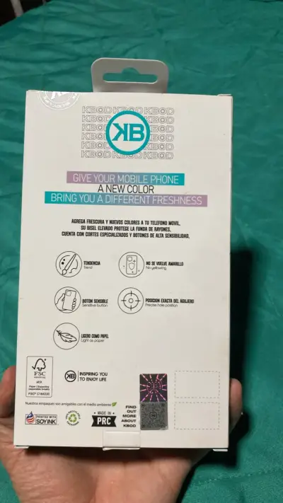 Funda transparente para iPhone 16 Pro Max KBOD - miniatura 2