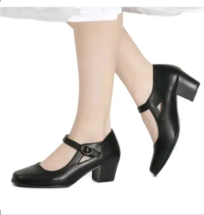 Zapatos 39 de cueca con tacón medio - miniatura 1