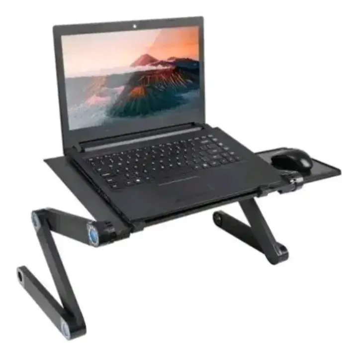 Mesa ajustable para laptop con ventilación - 1