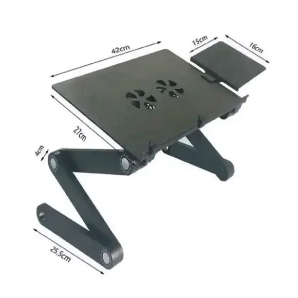 Mesa ajustable para laptop con ventilación - 2