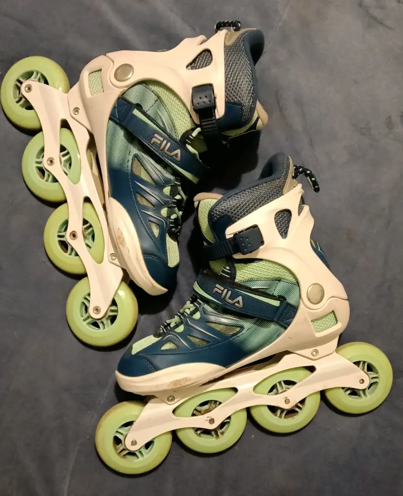Patines en línea Fila verdes y azules - 1