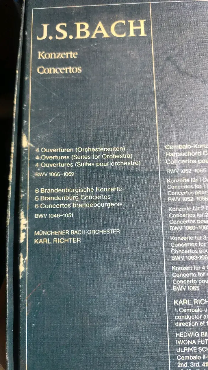 Vinilo J.S. Bach Konzerte Archiv Production (1979) - 4