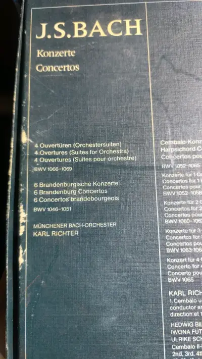 Vinilo J.S. Bach Konzerte Archiv Production (1979) - miniatura 4