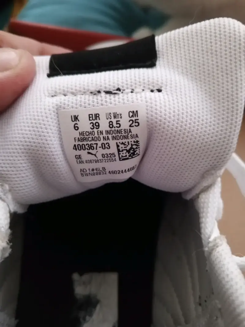 Zapatillas deportivas blancas Puma talla 39 - 2