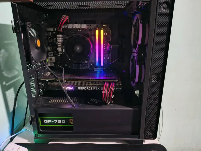 PC Gamer Ryzen 5 5500, RTX 3060 TI, 16GB RAM - 2