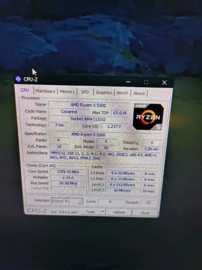 PC Gamer Ryzen 5 5500, RTX 3060 TI, 16GB RAM - miniatura 4