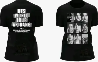 Polera Negra BTS World Tour Arirang - miniatura 4
