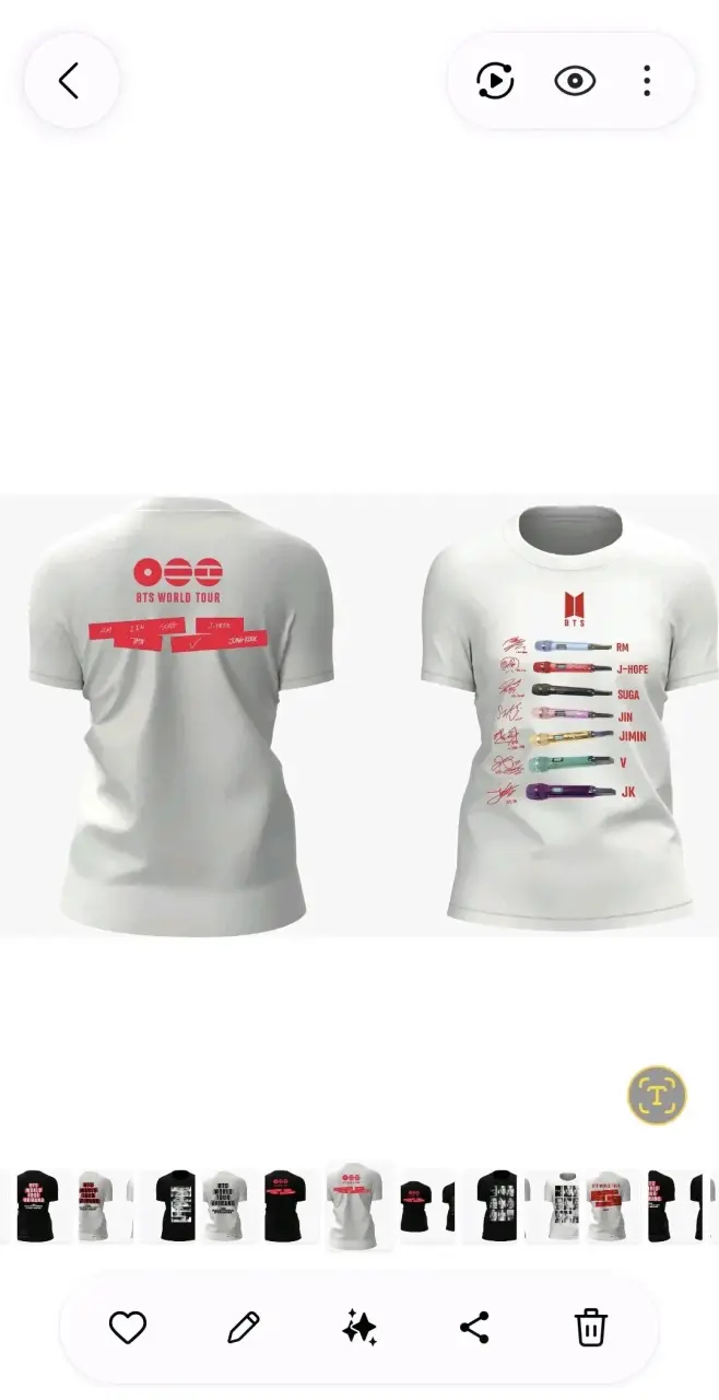 Polera Negra BTS World Tour Arirang - 6
