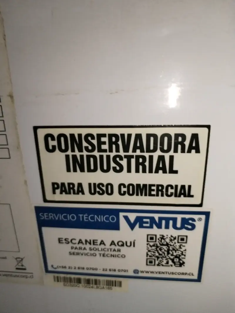 Conservadora industrial Ventus CTV-320Q para uso comercial - 3