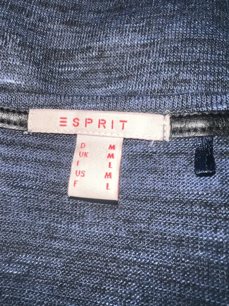 Polera azul con detalles brillantes Esprit - 3