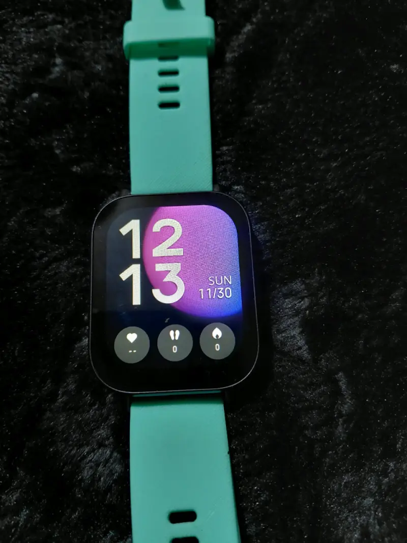 Reloj inteligente con correa verde menta - 2