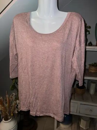 Polera manga larga rosa Umbrale - miniatura 1