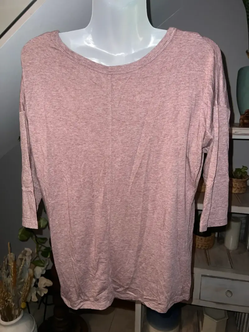 Polera manga larga rosa Umbrale - 2