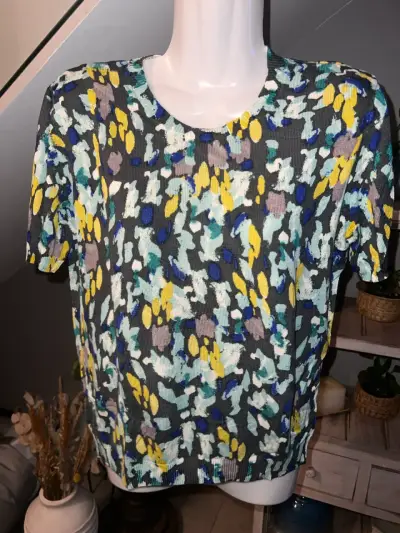 Polera estampada multicolor Zara Knit - miniatura 1